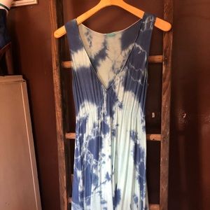 Tie Dye Flowing Dress